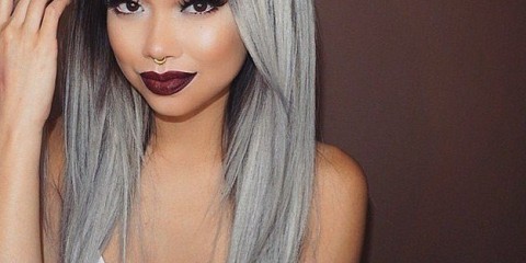 cabello de moda gris